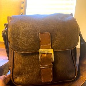 COPY - Beautiful brown leather crossbody purse by Pelle Studio Wilson Leather.